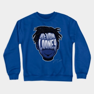 Kevon Looney Golden State Player Silhouette Crewneck Sweatshirt